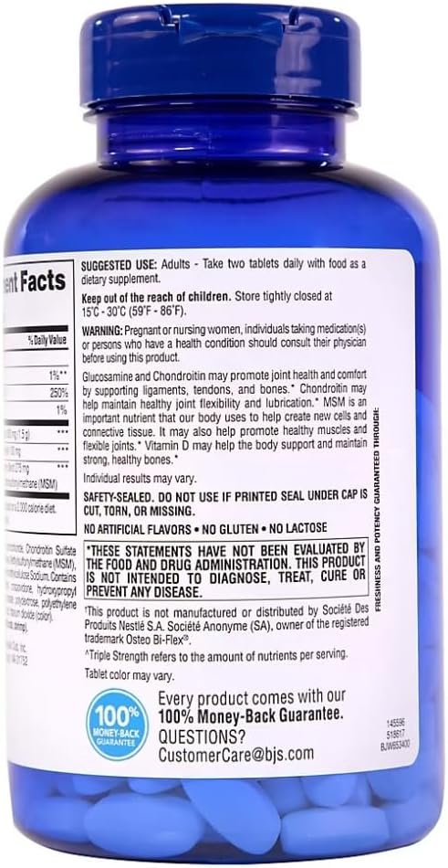 berkley-jensen-glucosamine-chondroitin-triple-strength-glucosamine-chondroitin-complex-with-msm-and-d3-joint-supplement-tablets-for-joint-support-and-cartilages-nsf-certified-200-ct-pack-of-1-3