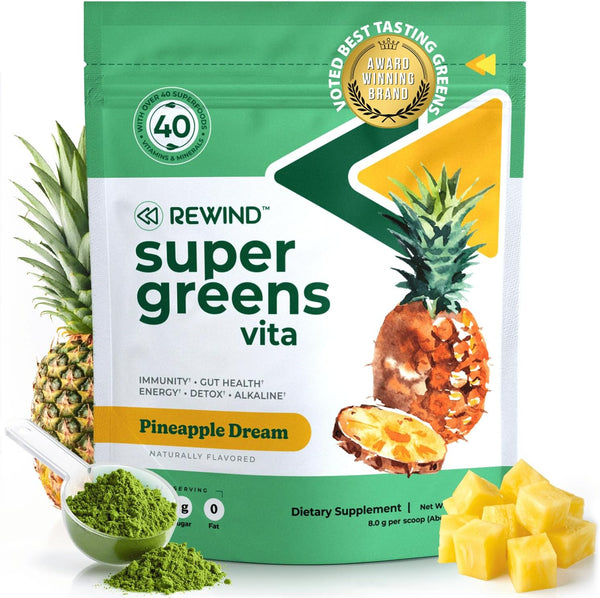 best-tasting-super-greens-powder-with-40-superfoods-delicious-daily-green-powder-with-vitamin-b12-zinc-vitamin-c-magnesium-calcium-green-juice-superfood-mix---pineapple-flavor-1