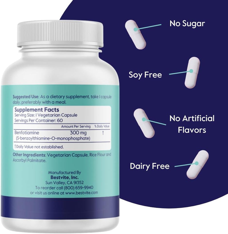 bestvite-benfotiamine-300mg-60-vegetarian-capsules-no-stearates---no-silicon-dioxide---vegan---non-gmo---gluten-free-2