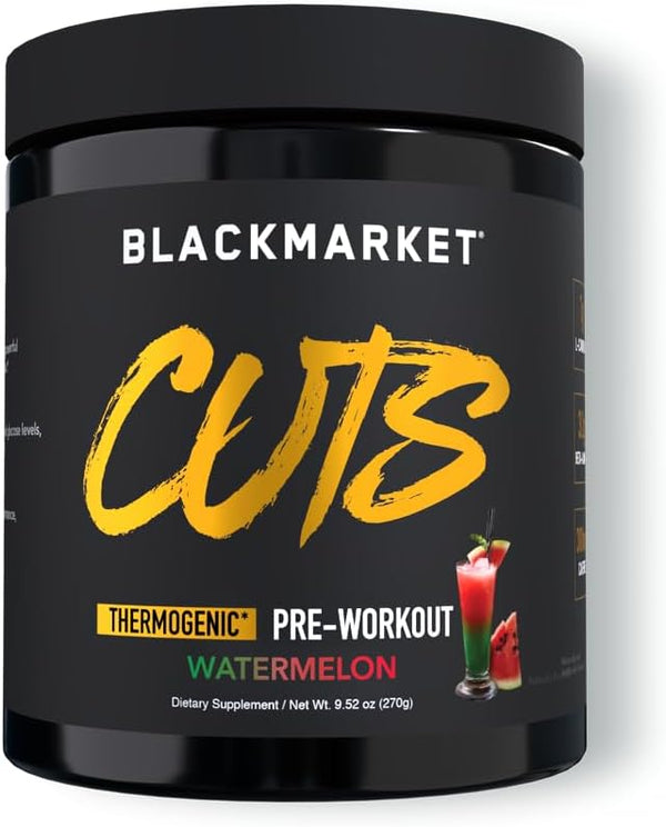 blackmarket-cuts-pre-workout---flavored-energy-powdered-drink-mix-for-men-women-great-for-muscle-definition-thermogenic-creatine-free-watermelon-30-servings-1