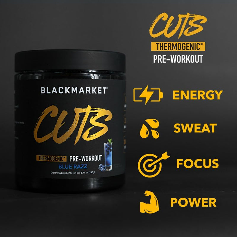 blackmarket-cuts-pre-workout---flavored-energy-powdered-drink-mix-for-men-women-great-for-muscle-definition-thermogenic-creatine-free-blue-razz-30-servings-5