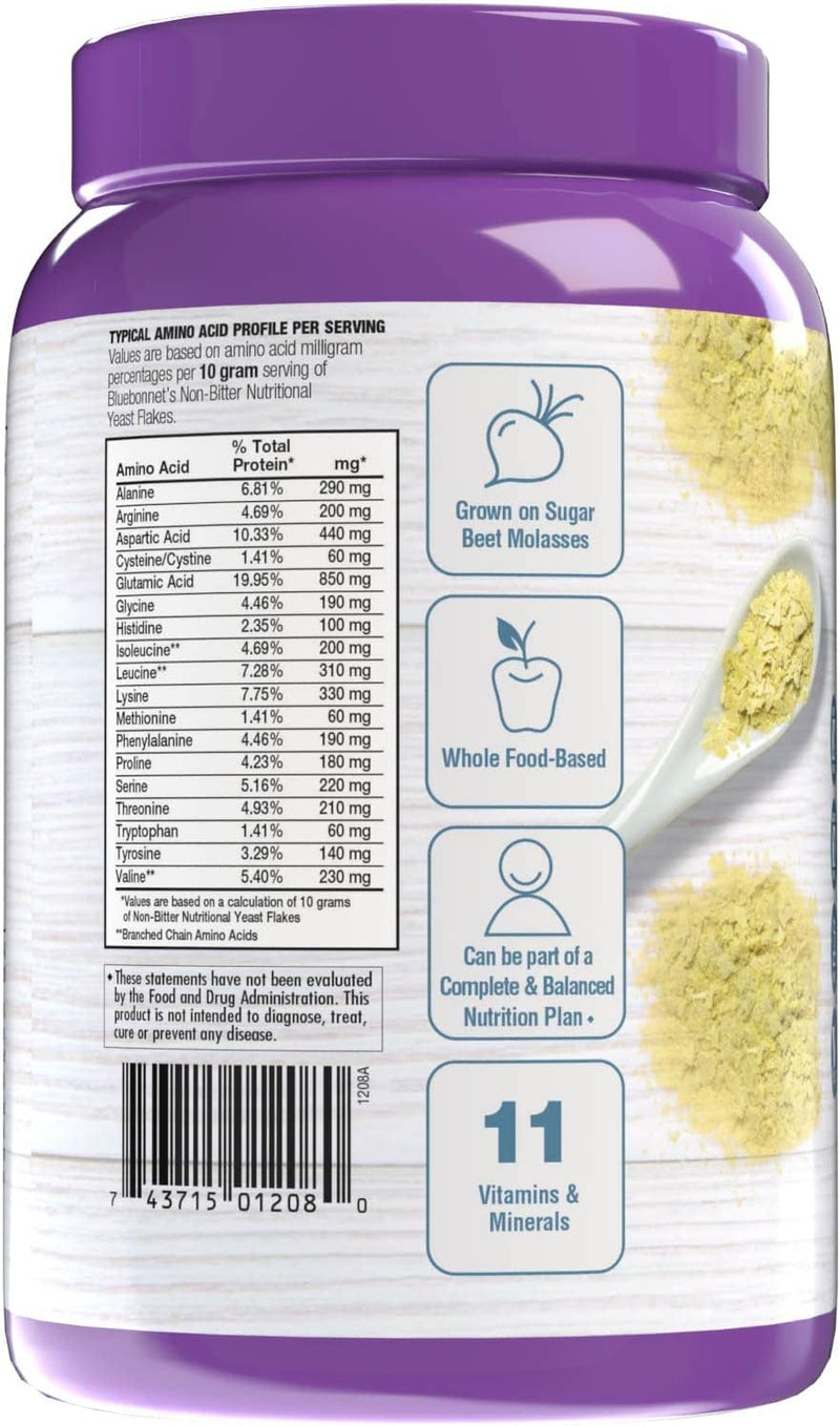 bluebonnet-nutrition-non-bitter-nutritional-yeast-flakes---plant-sourced-protein-b-vitamins-vitamin-d---non-gmo-vegan-kosher-gluten-free-soy-free---1058-oz-30-servings-6