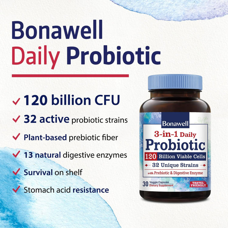 bonawell-probiotics-120-billion-cfu-32-strains-with-prebiotics-digestive-enzymes-for-gut-health-3-in-1-daily-probiotic-shelf-stable-delayed-release-30-veggie-caps-2