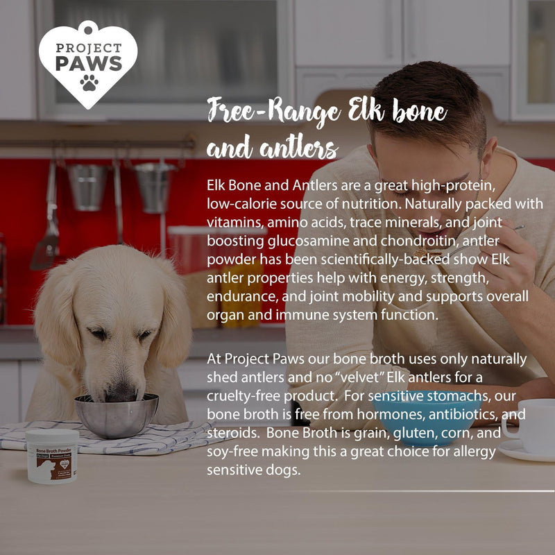 bone-broth-for-dogs-with-powdered-elk-antler-and-bone---collagen-and-mineral-rich-food-topper-for-dogs---whole-food-superfood-powder-multivitamin-for-dogs---4-oz-5