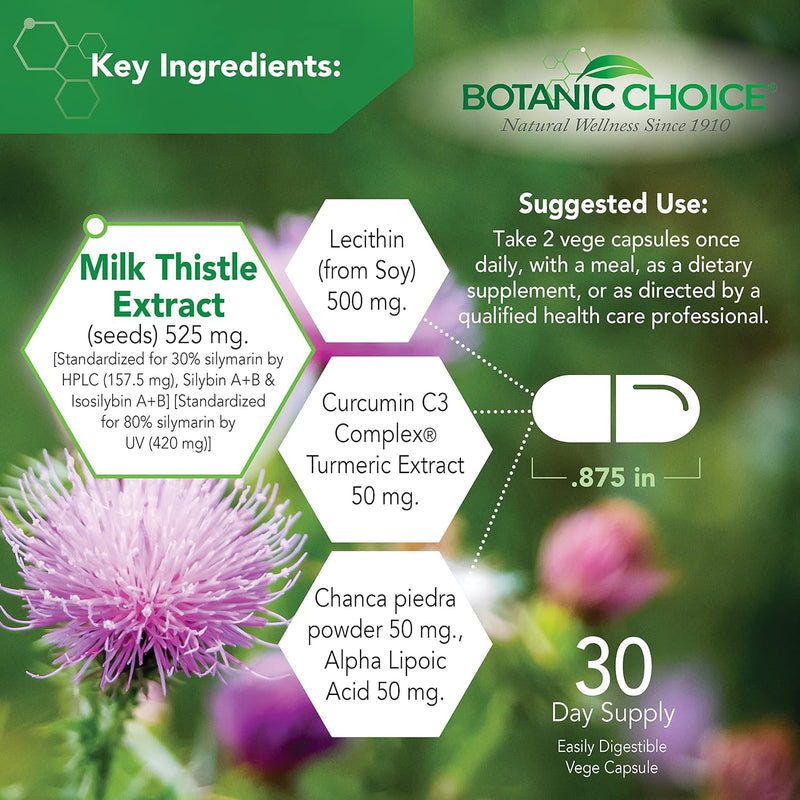 botanic-choice-liver-10-complex---premium-liver-health-support-and-wellness-supplement---natural-herbal-blend-with-milk-thistle-extract-lecithin-and-curcumin-c3-60-pills-2