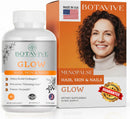 botavive-glow-menopause-hair-loss-supplement-for-women-biotin-5000-mcg-dht-blocker-bamboo-horsetail-supports-hair-growth-stronger-nails-skin-elasticity---vegan-non-gmo--60-capsules-1