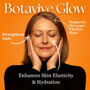 botavive-glow-menopause-hair-loss-supplement-for-women-biotin-5000-mcg-dht-blocker-bamboo-horsetail-supports-hair-growth-stronger-nails-skin-elasticity---vegan-non-gmo--60-capsules-5