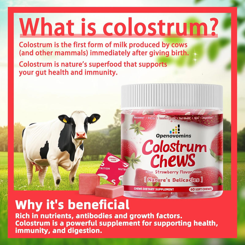bovine-colostrum-soft-chews-supplement-with-probiotics-for-gut-health-bloating-immune-support-skin-hair-growth-and-beauty---strawberry-flavor-60-servings-2