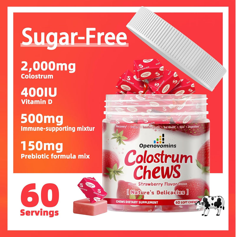 bovine-colostrum-soft-chews-supplement-with-probiotics-for-gut-health-bloating-immune-support-skin-hair-growth-and-beauty---strawberry-flavor-60-servings-4