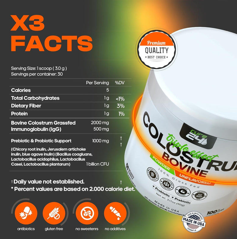bovine-colostrum-x3-supplement-powder-for-humans-100-pure-whole-natural-grass-fed-superfood-high-igg-plus-probiotic-prebiotic-unflavored-made-in-usa-1