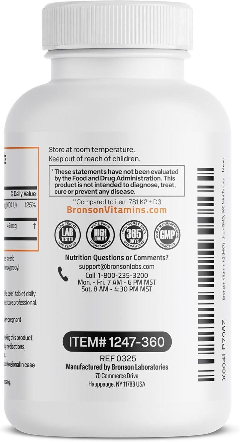bronson-vitamin-k2-mk7-with-d3-lower-dose-45mcg-vitamin-k2-1000-iu-vitamin-d3-easy-to-swallow-daily-maintenance-2-in-1-formula-non-gmo-360-mini-tablets-3