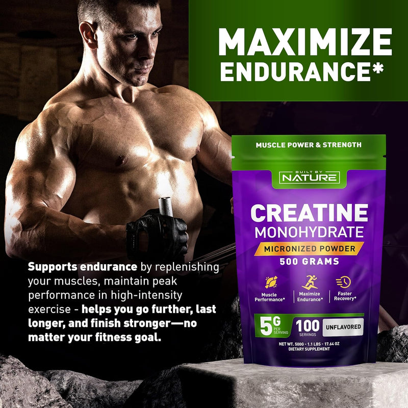 built-by-nature-creatine-monohydrate-micronized-powder-unflavored-5000mg-5g-per-serving-100-servings-500g-vegan-non-gmo-gluten-free-supports-muscle-strength-and-workout-recovery-6