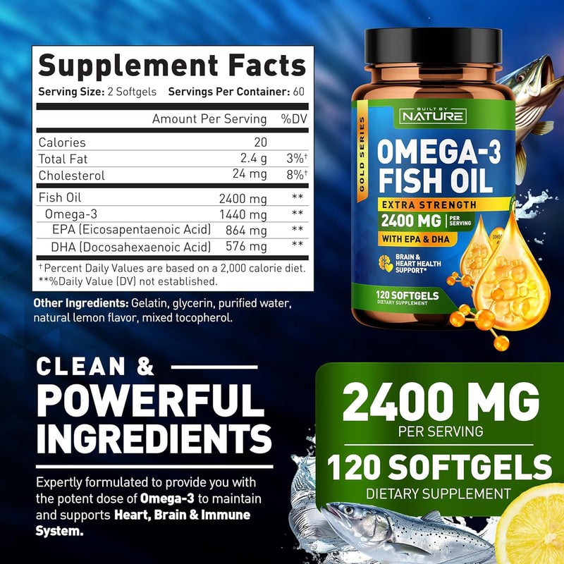 built-by-nature-omega-3-fish-oil-soft-gels---2400-mg-fish-oil-1440-mg-omega-3-864-mg-epa-576-mg-dha---extra-strength-brain-heart-health-support-supplement---120-softgels-6