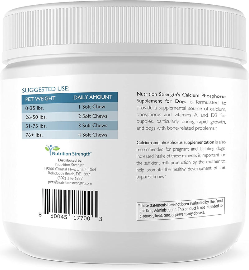calcium-phosphorus-for-dogs-supplement-provide-calcium-for-puppies-promote-healthy-dog-bones-and-puppy-growth-rate-dog-bone-supplement-90-soft-chews-3