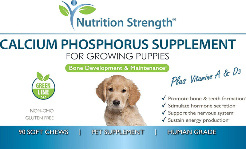 calcium-phosphorus-for-dogs-supplement-provide-calcium-for-puppies-promote-healthy-dog-bones-and-puppy-growth-rate-dog-bone-supplement-90-soft-chews-6