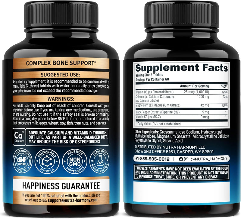 calcium-supplement-for-women---calcium-1200-mg-with-vitamin-d3-k2---bone-health-strength-density---high-absorption-slow-release---made-in-usa---citrate-carbonate-form---180-tablets-for-2-month-2