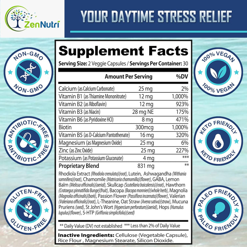 calm-prime-stress-relief-supplement-non-drowsy-mood-support-supplement-mood-boost-vegan-daytime-stress-supplements-calm-aid-stress-vitamins---ashwagandha-valerian-root---60-count-4