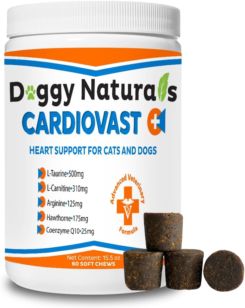 cardiovast-cardio-support-and-cardio-strength-supplement-for-dog-and-cats-l-taurine-l-carnitine-hawthorn-l-arginine-coenzyme-q10-supports-cardiovascular-heart-health---made-in-usa---60-soft-chew-1