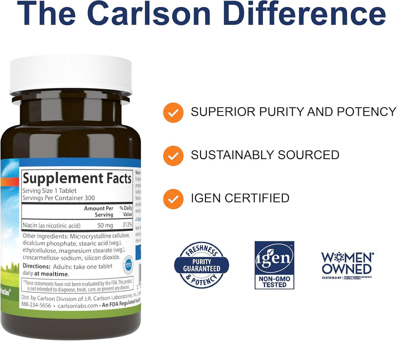 carlson---niacin-50-mg-supports-cholesterol-metabolism-energy-production-heart-health-nerve-function-300-tablets-2