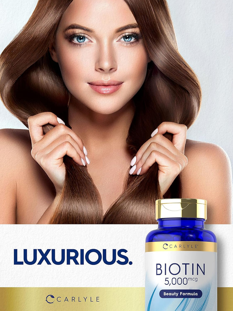 carlyle-biotin-5000mcg-softgels-200-count-vitamins-for-hair-skin-and-nails-non-gmo-gluten-free-supplement-6