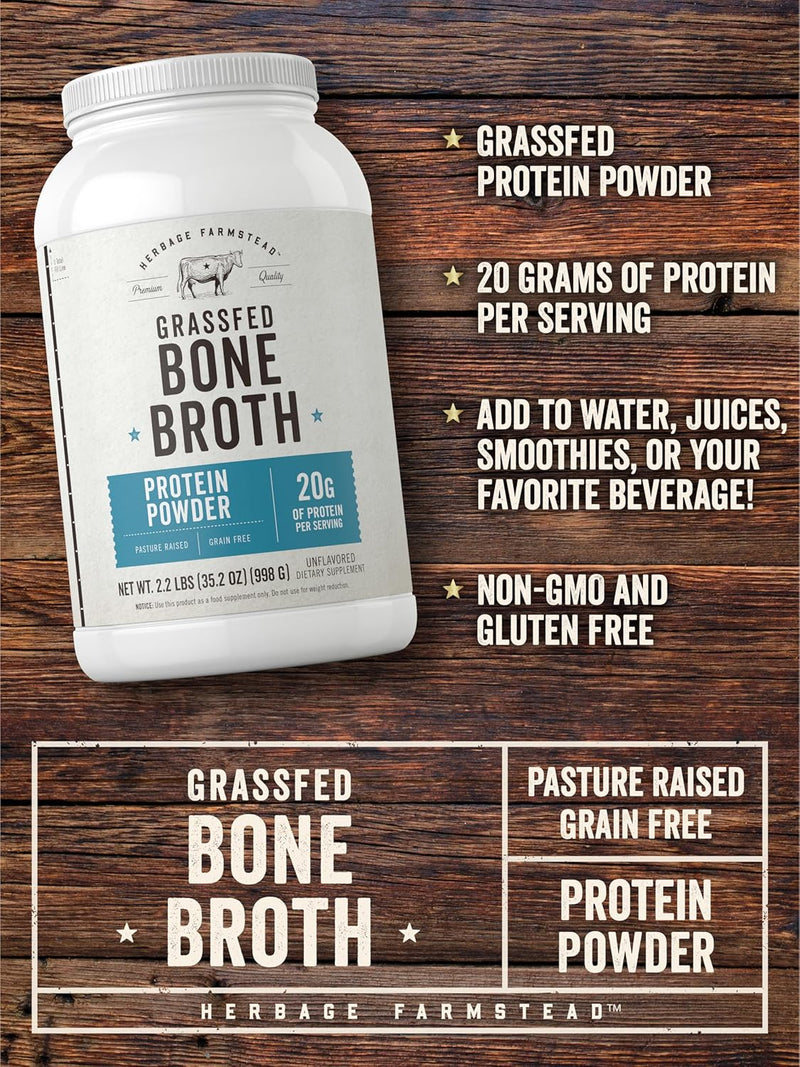 carlyle-grass-fed-bone-broth-protein-powder-352-oz-22lb-20g-protein-pasture-raised-grain-free-supplement-non-gmo-gluten-free-by-herbage-farmstead-3