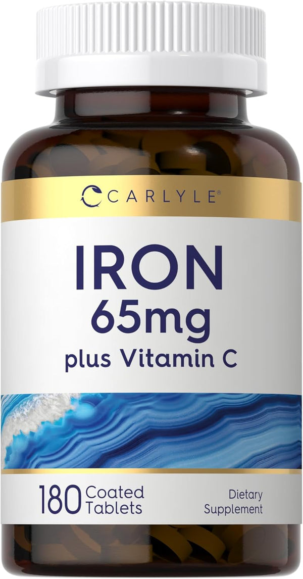 carlyle-iron-supplement-65-mg-with-vitamin-c-180-tablets-300mg-of-vitamin-c-vegetarian-non-gmo-and-gluten-free-1