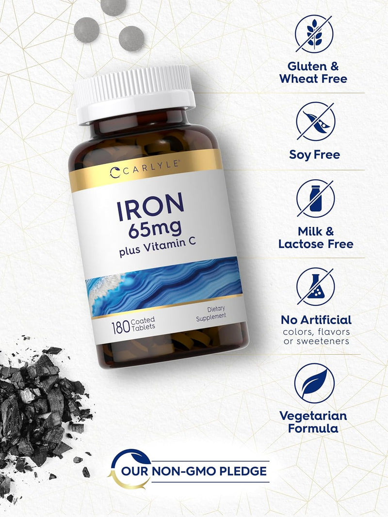 carlyle-iron-supplement-65-mg-with-vitamin-c-180-tablets-300mg-of-vitamin-c-vegetarian-non-gmo-and-gluten-free-4