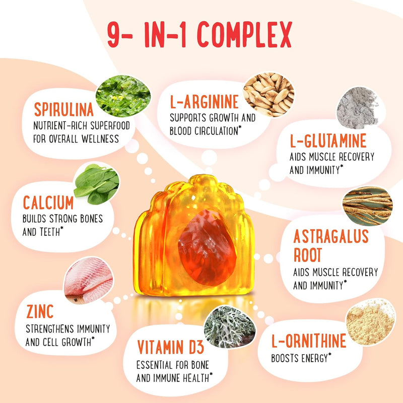 center-filled-height-growth-increase-gummies---supplement-vitamins-for-kids-teens-with-calcium-astragalus-d3-k2-l-arginine-glutamine-omithine-hci---60-count-3