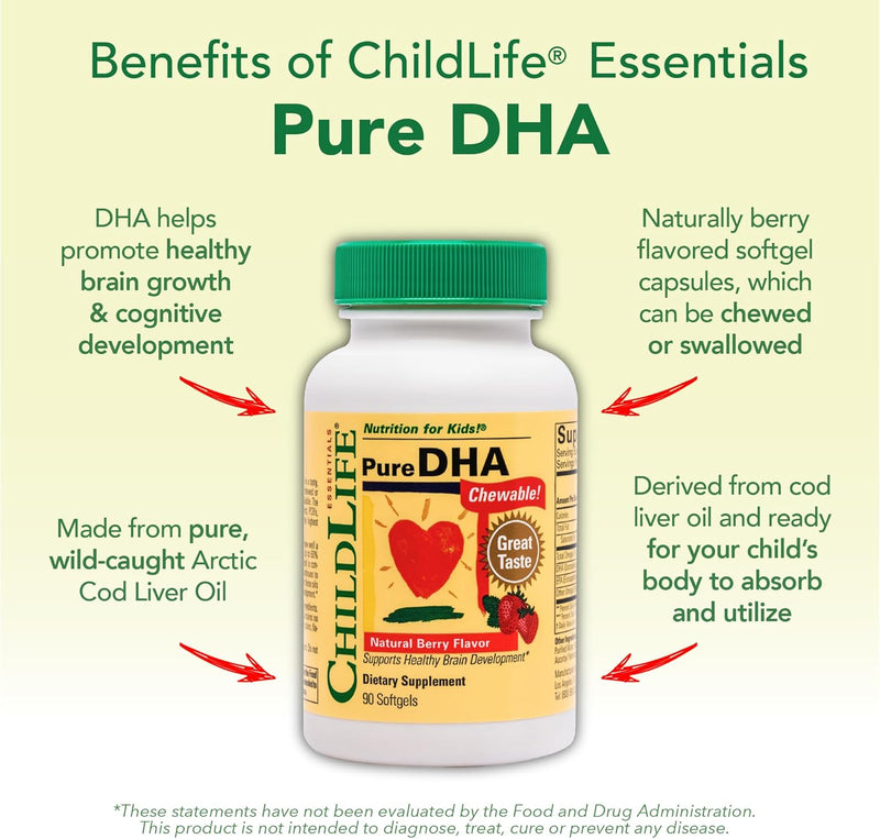 childlife-essentials-pure-dha-for-kids---dha-supplements-dha-epa-omega-3-supplement-children-dha-chewables-baby-dha-fish-oil-for-toddlers-gluten-free---natural-berry-90-softgels-pack-of-2-4