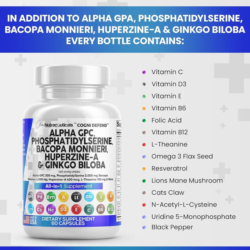 clean-nutraceuticals-alpha-gpc-choline-phosphatidylserine-bacopa-monnieri-ginkgo-biloba-huperzine-a-supplement-with-urdine-lions-mane-cats-claw-nac-vitamin-c-b-d-e-3