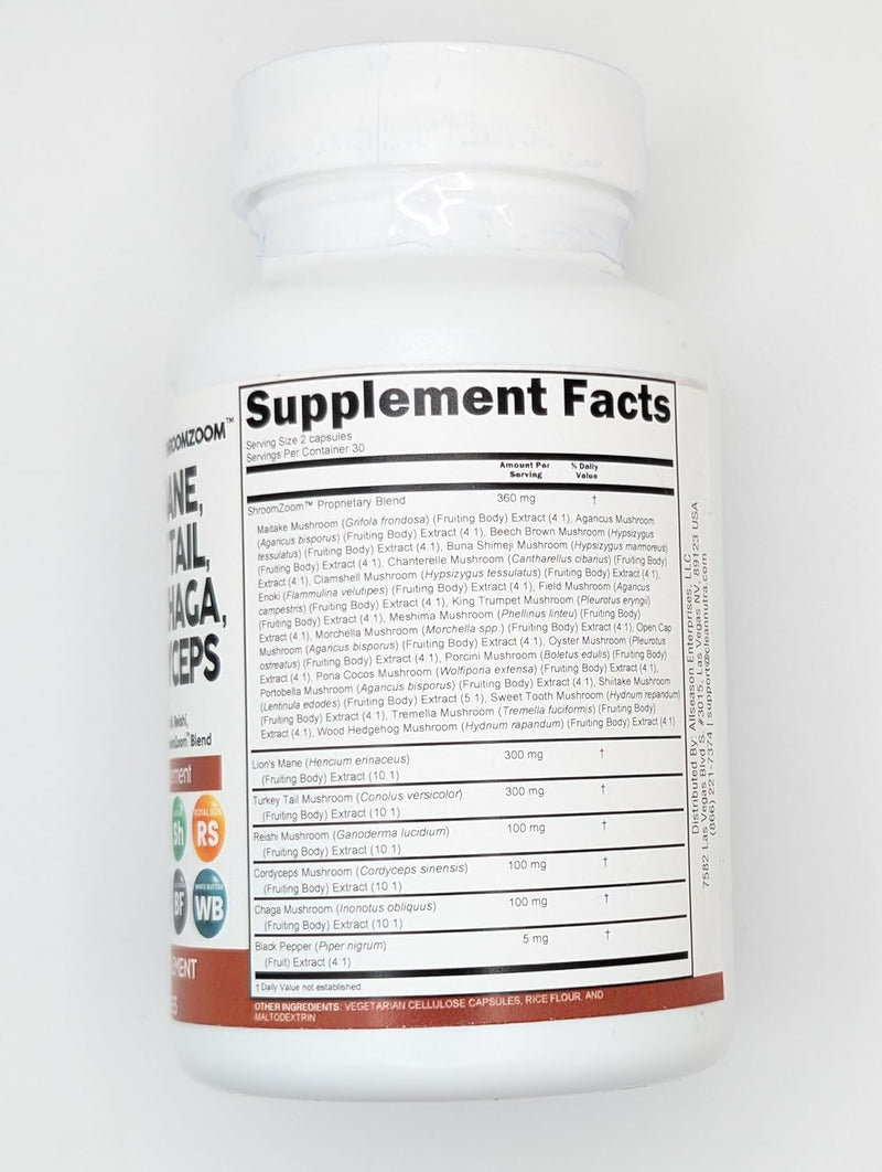 clean-nutraceuticals-lions-mane-20in1-mushroom-supplement-with-turkey-tail-reishi-cordyceps-chaga-maitake-meshima-poria-cocos-shiitake-oyster-porcini-enoki---2pack-3