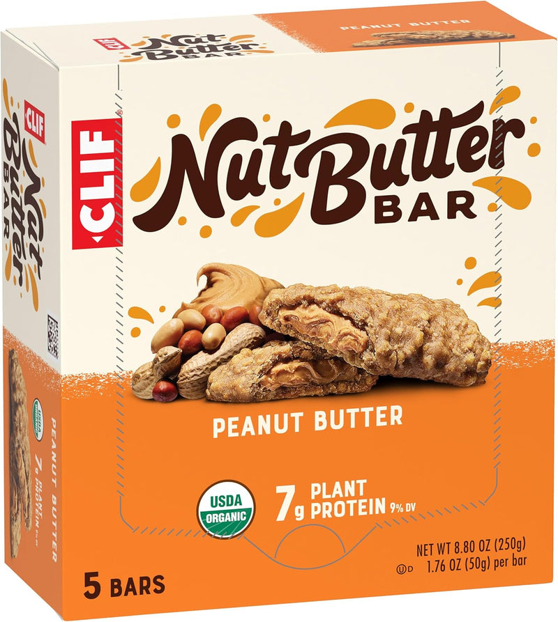 clif-nut-butter-bar---peanut-butter---filled-energy-bars---non-gmo---usda-organic---plant-based---low-glycemic---176-oz-5-pack-10