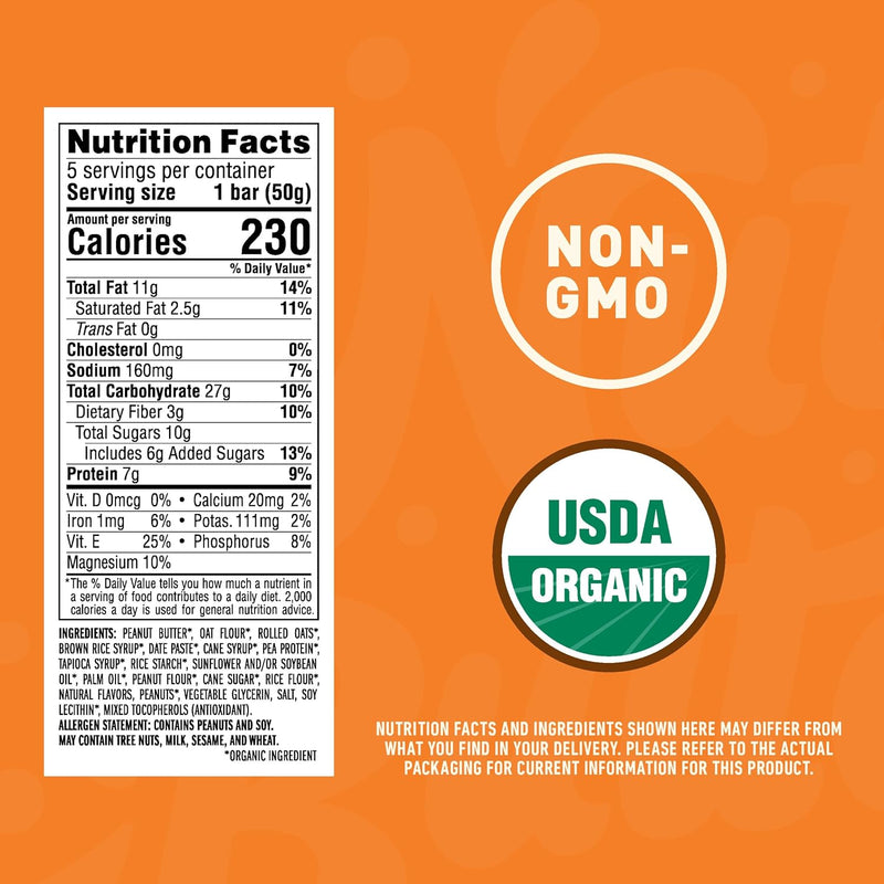 clif-nut-butter-bar---peanut-butter---filled-energy-bars---non-gmo---usda-organic---plant-based---low-glycemic---176-oz-5-pack-6