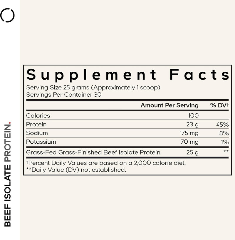 codeage-grass-fed-beef-isolate-protein-powder-supplement---20-amino-acids-collagen-rich---athletes-sports---unflavored-carnivore-protein-supplement-bcaa-eaa-supplement---gluten-free---2645-oz-2