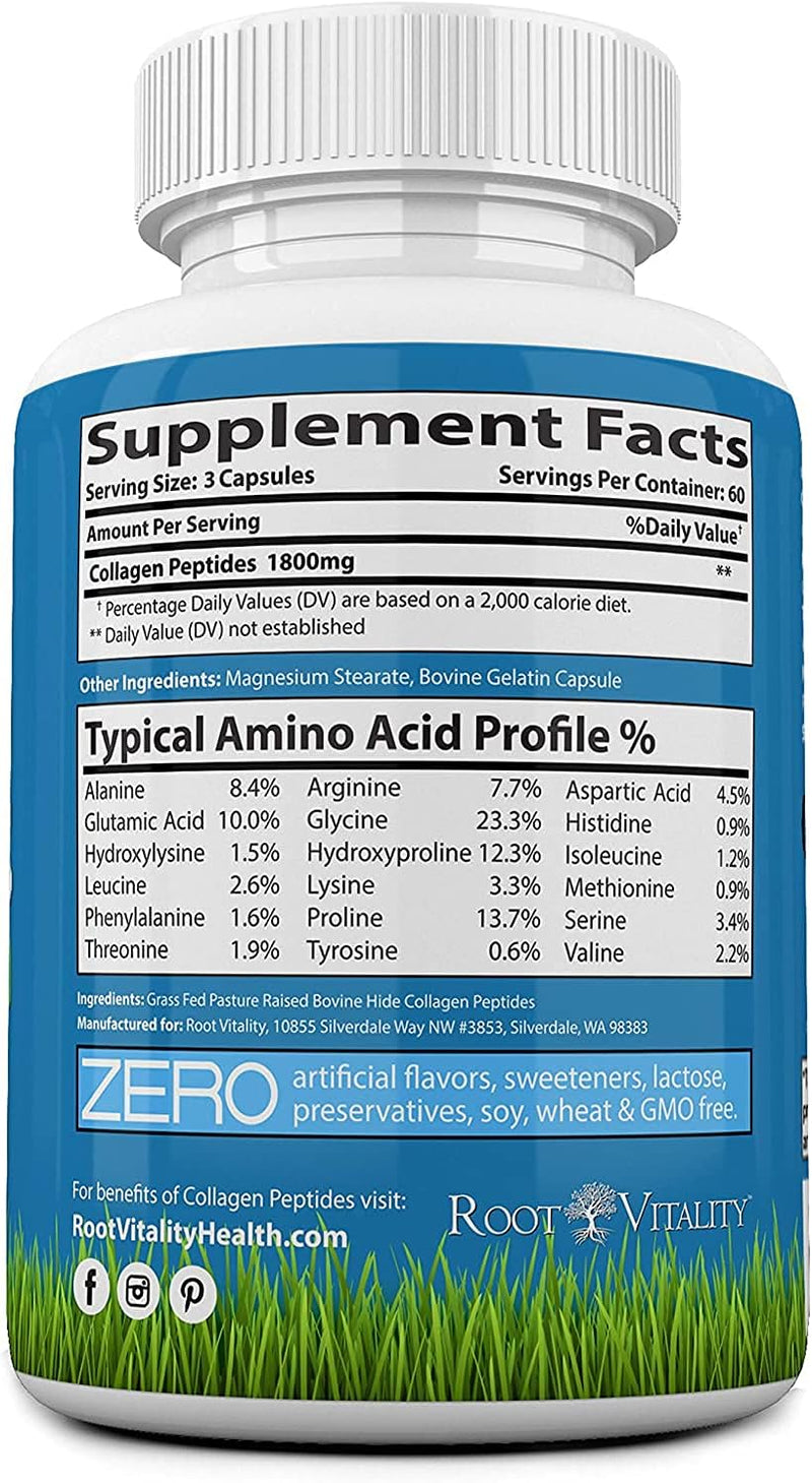 collagen-peptides-capsules---grass-fed-pasture-raised-hydrolyzed-protein-supplement-for-skin-hair-nails---non-gmo-zero-sugar-daily-pills-for-men-women-180-capsules-3