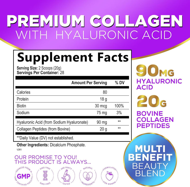 collagen-peptides-powder---unflavored-grass-fed-collagen-powder-type-i-iii-collagen-supplements-with-hyaluronic-acid-biotin---womens-hair-nail-skin-bones-joint-health-support---28-servings-2