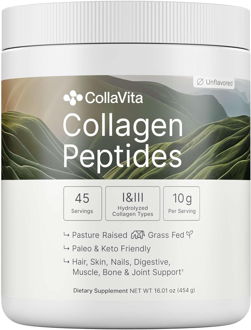 collagen-peptides-powder-grass-fed-pasture-raised-hydrolyzed-collagen-powder-type-i-iii-hair-nails-skin-and-joints-non-gmo-paleo-keto-unflavored-16-fl-oz-45-servings-1