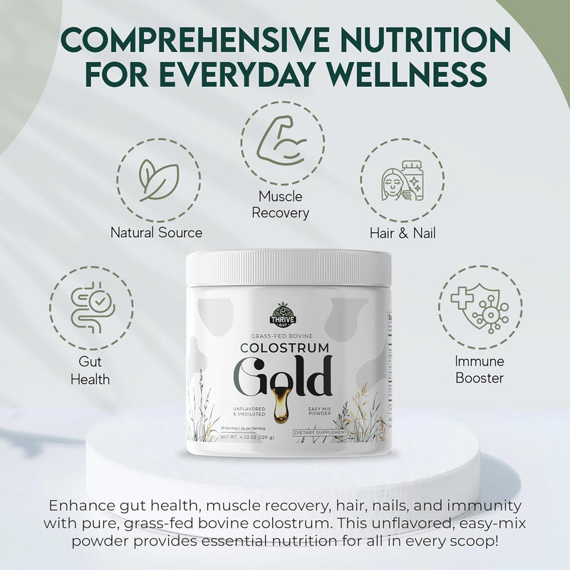 colostrum-gold---premium-grass-fed-bovine-colostrum-powder-supplement-for-immunity-gut-health-muscle-wellness---daily-superfood-supports-hair-skin-nails---women-men---unflavored-60-servings-3