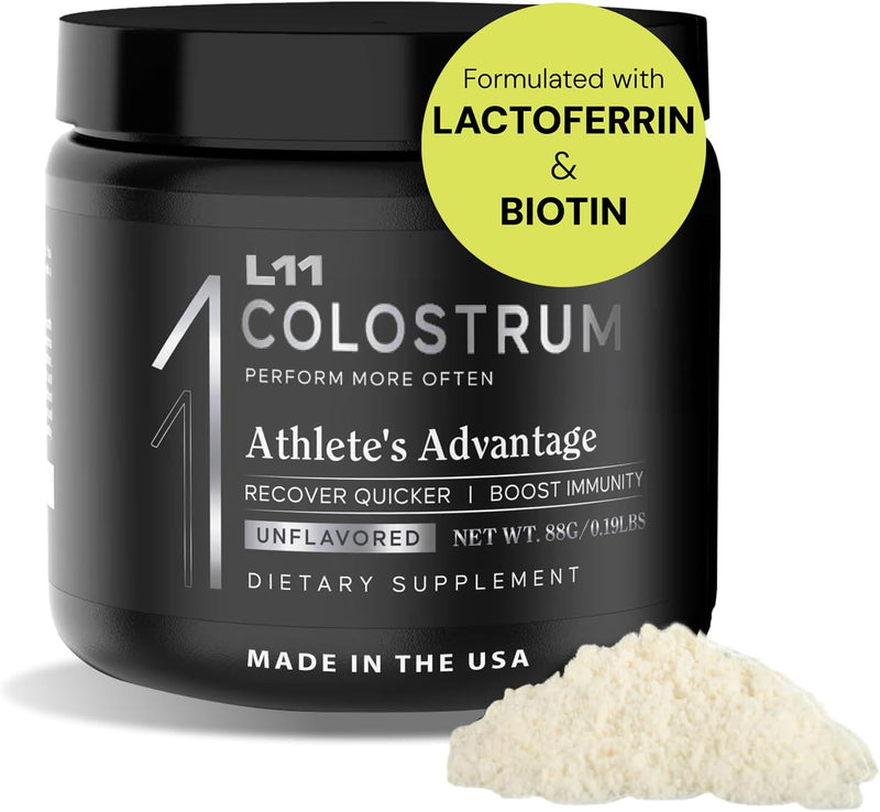 colostrum-supplement-by-l11-with-lactoferrin-biotin-zinc-vitamin-d-bovine-colostrum-powder-for-peak-athletic-health-gut-health-muscle-immune-support-1500mg-colostrum---unflavored-30-servings-1
