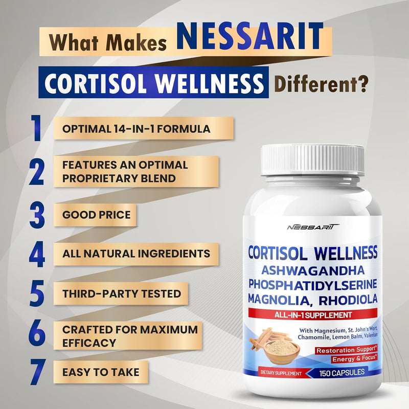 cortisol-wellness-ashwagandha-14-in-1-natural-blend-with-phosphatidylserine-magnolia-rhodiola-st-johns-wort-peppermint-bacopa---150-count---made-tested-in-the-usa-4
