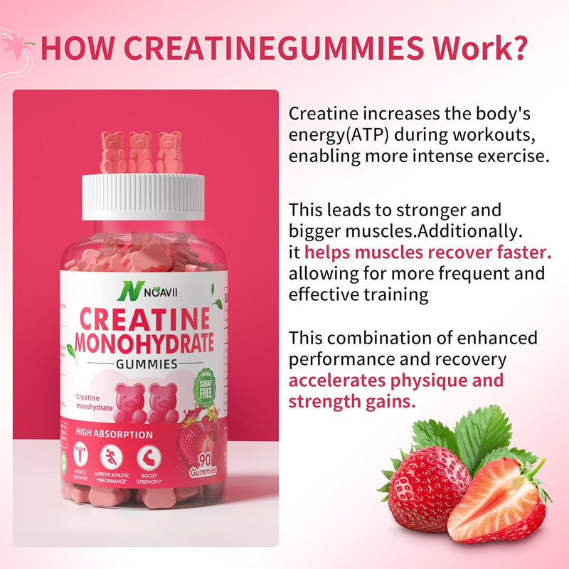 creatine-monohydrate-gummies-5000mg-for-men-women-chewables-creatine-monohydrate-for-muscle-strength-muscle-builder-energy-boost-pre-workout-supplement-90-strawberry-gummies-5