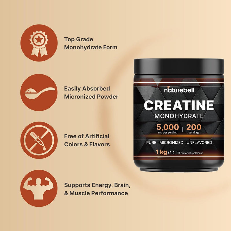 creatine-monohydrate-powder-1000g-5000mg-per-serving-micronized-pure-unflavored-pre-workout-muscle-support-keto-vegan-filler-free-200-servings-22-lb-3