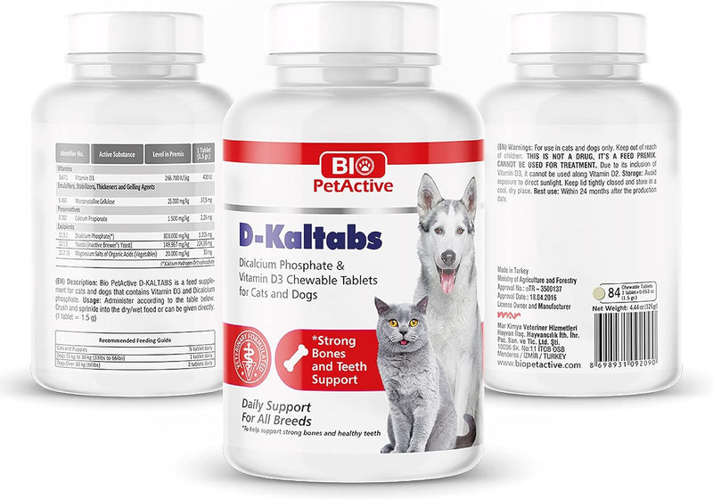 d-kaltabs-phosphorus-calcium-vitamin-d3-supplement-for-dogs-cats-prenatal-pet-vitamins-daily-pet-tabs-strong-nail-teeth-support-84-chewable-tablets-2
