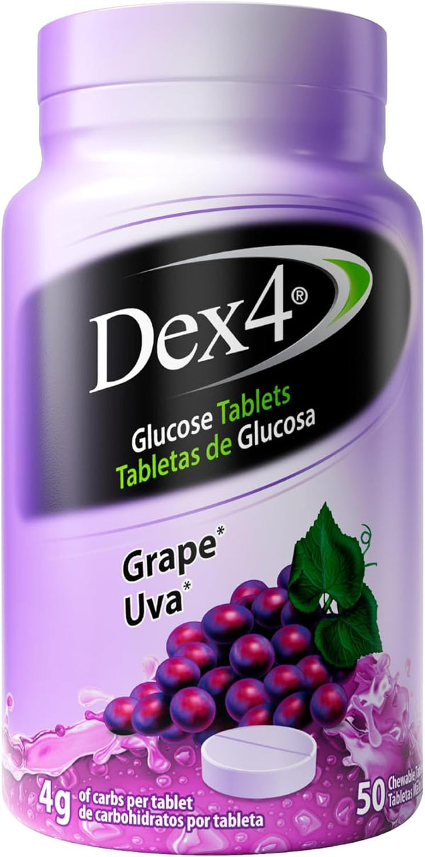 dex4-glucose-tablets-fast-acting-glucose-4g-pre-measured-glucose-per-tablet-fat-free-gluten-free-grape-50-count-bottle-1