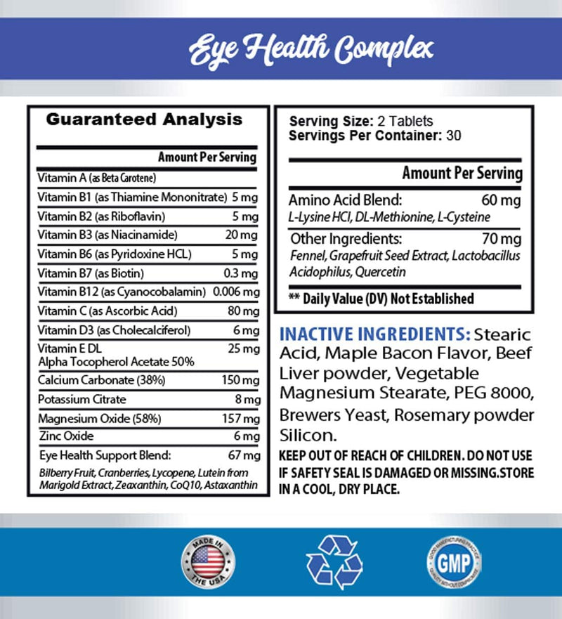 dog-eyesight-supplement---dogs-eye-health-formula---advanced-eye-support-complex---vets-recommended---astaxanthin-for-dogs-natural-eye-health-vitamins-with-bilberry-zeaxanthin-lutein-3-bot-180-tabs-2