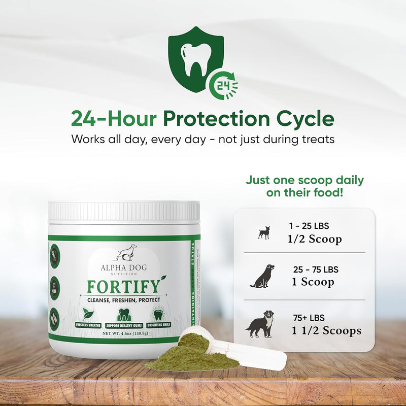 dog-teeth-cleaning-powder---fortify-dental-powder-for-dogs---plaque-remover-and-freshens-bad-breath-with-fresh-green-supplements---contains-kelp-probiotics-and-other-tooth-cleaning-ingredients-5