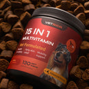 dog-vitamins-15-in-1---dog-multivitamin-chews---joint-supplement-for-dogs---dog-vitamins-supplements-for-hip-joint-immune-system-coat-mobility---itchy-skin-relief---glucosamine-chondroitin-9