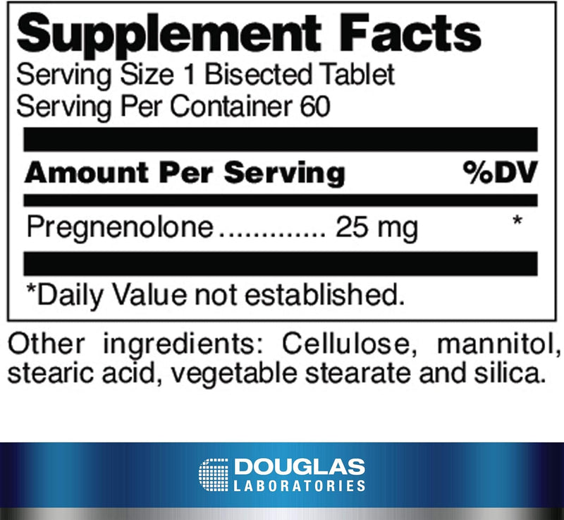 douglas-laboratories-pregnenolone-25-mg---for-pancreas-cortisol-liver-support---pregnenolone-supplement---non-gmo---60-tablets-2