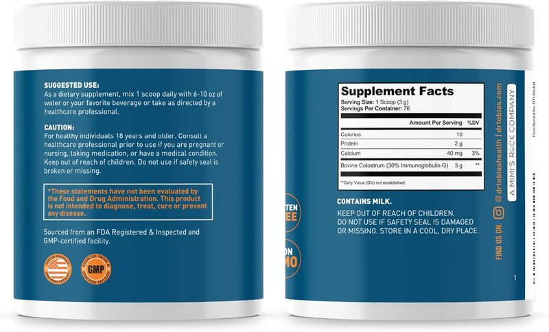 dr-tobias-colostrum-powder-premium-bovine-colostrum-supplement-for-immune-support-gut-health-muscle-recovery-3g-per-serving-minimum-30-igg-unflavored-8-oz-76-servings-4