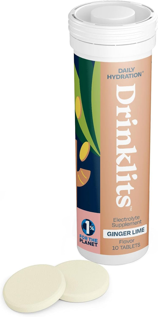 drinklits-ginger-lime-electrolyte-tablets-for-hydration-great-taste---0g-sugar---essential-electrolytes---daily-use-single-tube-10-tabletsservings-1